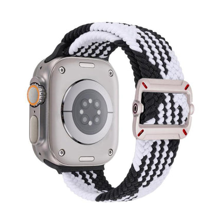 Double Loop Mechanical Buckle Nylon Braid Watch Band