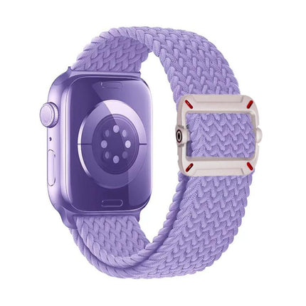Double Loop Mechanical Buckle Nylon Braid Watch Band