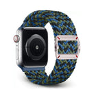 Double Loop Mechanical Buckle Nylon Braid Watch Band