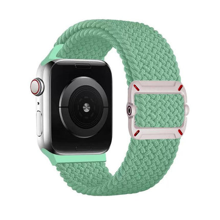 Double Loop Mechanical Buckle Nylon Braid Watch Band
