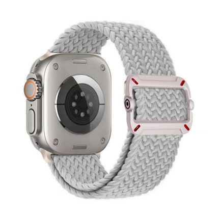 Double Loop Mechanical Buckle Nylon Braid Watch Band
