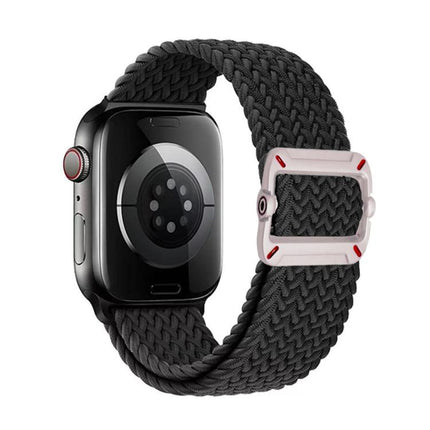 Double Loop Mechanical Buckle Nylon Braid Watch Band