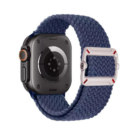 Double Loop Mechanical Buckle Nylon Braid Watch Band