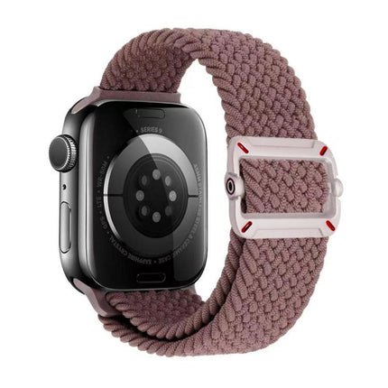 Double Loop Mechanical Buckle Nylon Braid Watch Band