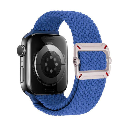 Double Loop Mechanical Buckle Nylon Braid Watch Band