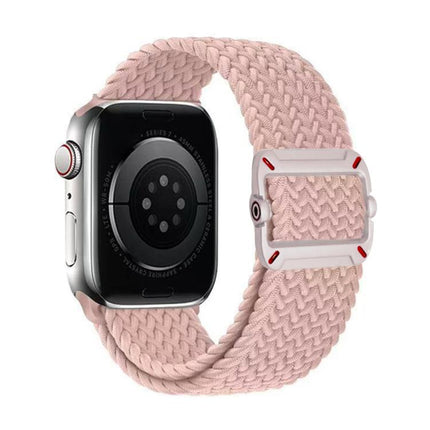 Double Loop Mechanical Buckle Nylon Braid Watch Band