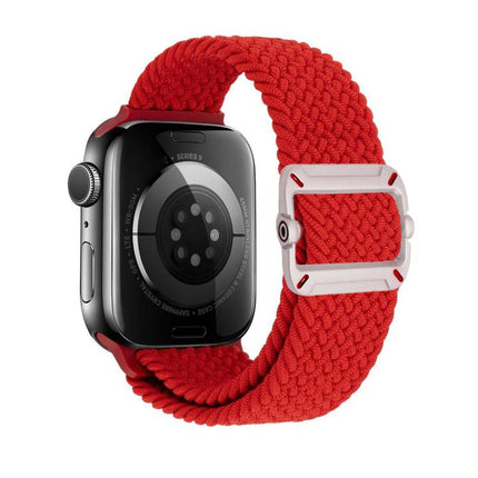 Double Loop Mechanical Buckle Nylon Braid Watch Band