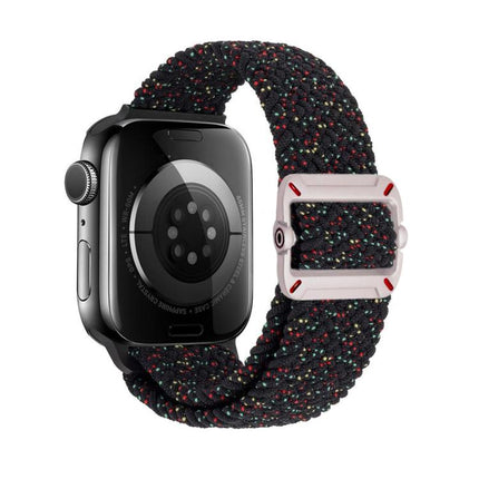 Double Loop Mechanical Buckle Nylon Braid Watch Band