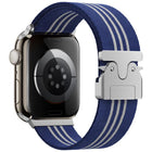 xDfind Parachute Buckle 3-Stripe Braided Nylon Watch Band