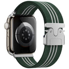xDfind Parachute Buckle 3-Stripe Braided Nylon Watch Band