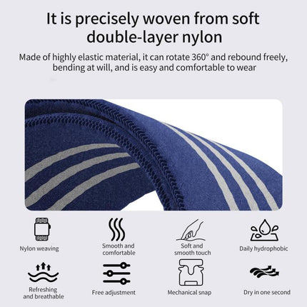 xDfind Parachute Buckle 3-Stripe Braided Nylon Watch Band - DealBuddy