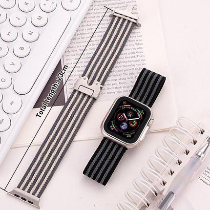 xDfind Parachute Buckle 3-Stripe Braided Nylon Watch Band - DealBuddy