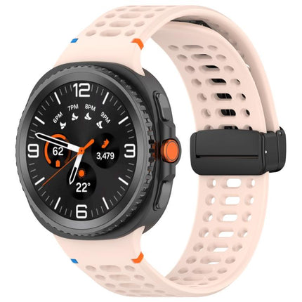 xDfind Magnetic Black Buckle Silicone Watch Band