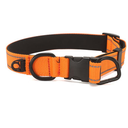 Pet Reflective Collar Waterproof Cloth Black Buckle, Waterproof Collar, S, Waterproof Collar, M, Waterproof Collar, L - DealBuddy