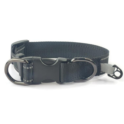 Pet Reflective Collar Nylon Black Buckle, S, M, L, Nylon Collar, S, Nylon Collar, M, Nylon Collar, L - DealBuddy