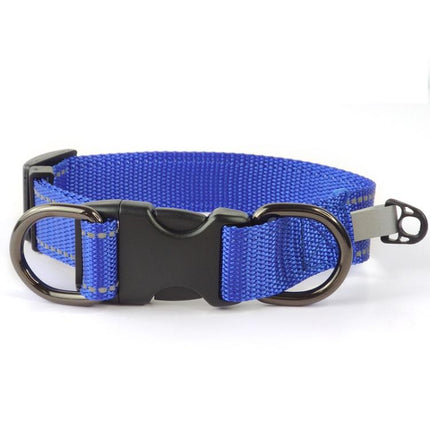 Pet Reflective Collar Nylon Black Buckle, S, M, L, Nylon Collar, S, Nylon Collar, M, Nylon Collar, L - DealBuddy
