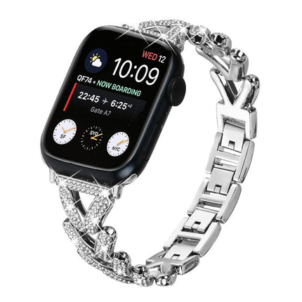 xDfind Small Twist Diamond Metal Watch Band