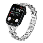 xDfind Small Twist Diamond Metal Watch Band