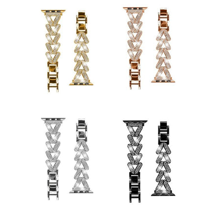 xDfind Small Twist Diamond Metal Watch Band - DealBuddy