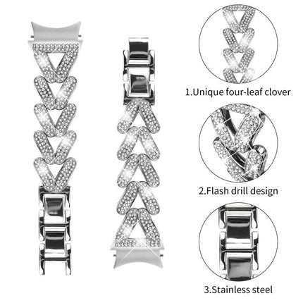 20mm xDfind Small Twist Diamond Metal Watch Band - DealBuddy