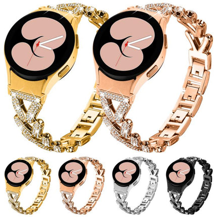 20mm xDfind Small Twist Diamond Metal Watch Band - DealBuddy