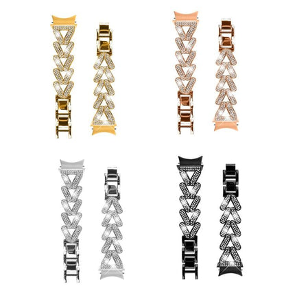20mm xDfind Small Twist Diamond Metal Watch Band - DealBuddy