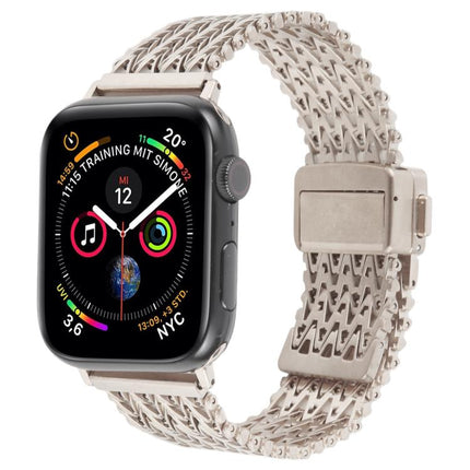 Magnetic Snap Clasp Steel Mesh Metal Watch Band