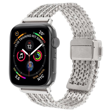 Magnetic Snap Clasp Steel Mesh Metal Watch Band, For Apple Watch 46mm / 49mm / 45mm / 44mm, For Apple Watch 42mm / 41mm / 40mm / 38mm - DealBuddy