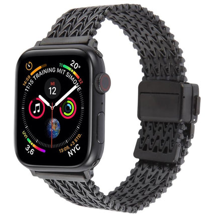 Magnetic Snap Clasp Steel Mesh Metal Watch Band, For Apple Watch 46mm / 49mm / 45mm / 44mm, For Apple Watch 42mm / 41mm / 40mm / 38mm - DealBuddy