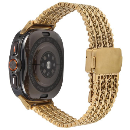 Magnetic Snap Clasp Steel Mesh Metal Watch Band, For Samsung Galaxy Watch Ultra 47mm / Ultra 2025 - DealBuddy