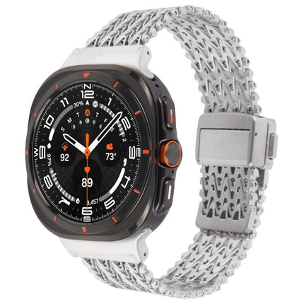 Magnetic Snap Clasp Steel Mesh Metal Watch Band, For Samsung Galaxy Watch Ultra 47mm / Ultra 2025 - DealBuddy