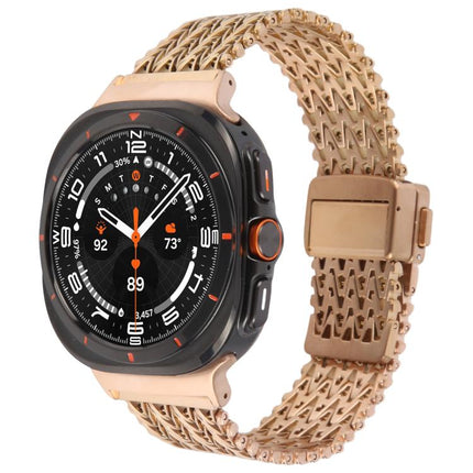 Magnetic Snap Clasp Steel Mesh Metal Watch Band, For Samsung Galaxy Watch Ultra 47mm / Ultra 2025 - DealBuddy