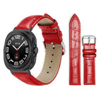 xDfind Bamboo Texture Pin Buckle Leather Watch Band