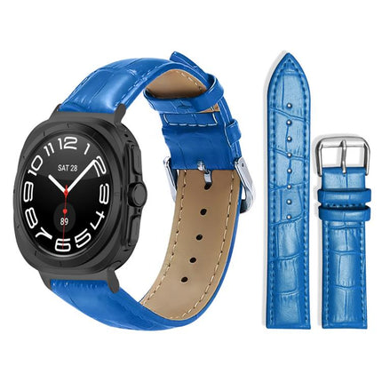xDfind Bamboo Texture Pin Buckle Leather Watch Band