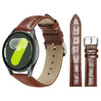 For Samsung Galaxy Watch7 / FE / 6 / 5 / 4 20mm / Dark Brown