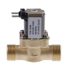 Copper Four-point Solenoid Valve, Pressurized Water Inlet Valve, Solar Water Heater Valve - DealBuddy