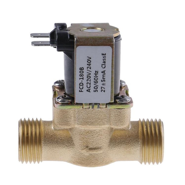 Copper Four-point Solenoid Valve, Pressurized Water Inlet Valve, Solar Water Heater Valve