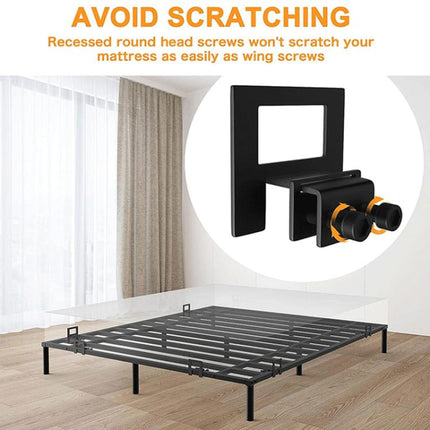 6pcs / Set Anti-slip Mattress Baffles For Metal Bed Frame Fasteners Slide Limiter