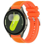 For Samsung Galaxy Watch 7 / 6 / 5 / FE 20mm / Orange