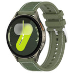For Samsung Galaxy Watch 7 / 6 / 5 / FE 20mm / Green