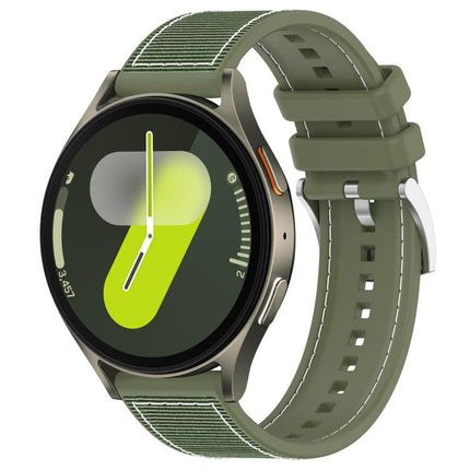 xDfind Hybrid Nylon Braid Silicone Watch Band, For Samsung Galaxy Watch Ultra/Ultra 2025 22mm, For Samsung Galaxy Watch 7 / 6 / 5 / FE 20mm - DealBuddy