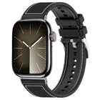 xDfind Hybrid Nylon Braid Silicone Watch Band, For Apple Watch 42 / 44 / 45 / 46 / 49mm 22mm, For Apple Watch 38 / 40 / 41 / S10 42mm 20mm - DealBuddy