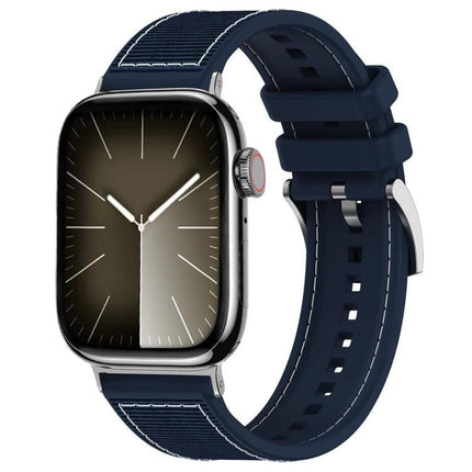 xDfind Hybrid Nylon Braid Silicone Watch Band, For Apple Watch 42 / 44 / 45 / 46 / 49mm 22mm, For Apple Watch 38 / 40 / 41 / S10 42mm 20mm - DealBuddy