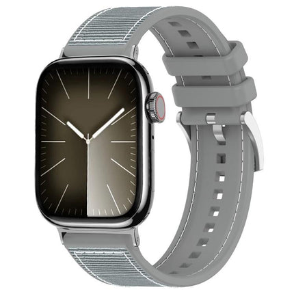 xDfind Hybrid Nylon Braid Silicone Watch Band, For Apple Watch 42 / 44 / 45 / 46 / 49mm 22mm, For Apple Watch 38 / 40 / 41 / S10 42mm 20mm - DealBuddy