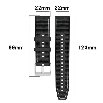 xDfind Hybrid Nylon Braid Silicone Watch Band, For Apple Watch 42 / 44 / 45 / 46 / 49mm 22mm, For Apple Watch 38 / 40 / 41 / S10 42mm 20mm - DealBuddy