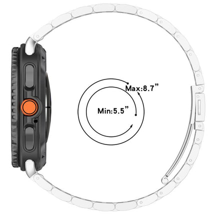 Tri-beads Flat Buckle Titanium Alloy Watch Band, For Samsung Galaxy Watch8 / Watch8 Classic, For Samsung Galaxy Fit3 / SM-R390 - DealBuddy