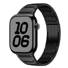 Tri-beads Side-detachable Buckle Stainless Steel Watch Band