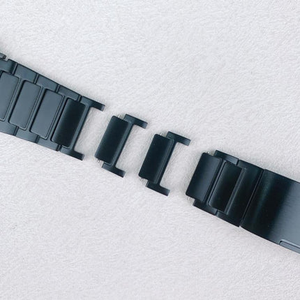 Tri-beads Side-detachable Buckle Stainless Steel Watch Band