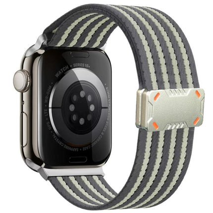 Mecha Armor Magnetic Buckle Nylon Watch Band, For Apple Watch 46mm / 49mm / 45mm / 44mm, For Apple Watch 42mm / 41mm / 40mm / 38mm - DealBuddy
