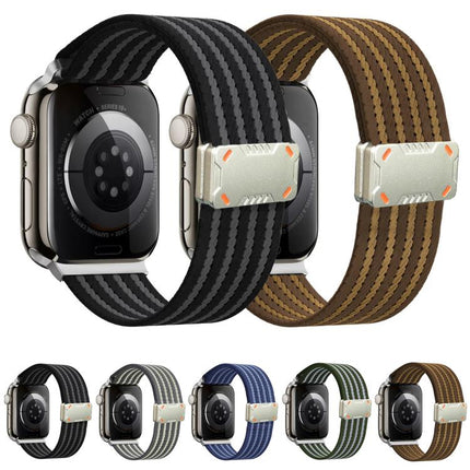 Mecha Armor Magnetic Buckle Nylon Watch Band, For Apple Watch 46mm / 49mm / 45mm / 44mm, For Apple Watch 42mm / 41mm / 40mm / 38mm - DealBuddy